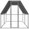 vidaXL Jaula gallinero de acero galvanizado 2x4x2 m