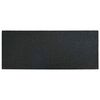 vidaXL Piedra decorativa 6 pcs Negro 60,5 x 25 x 2 cm Goma