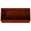 vidaXL Jardinera de acero corten 62x30x29 cm