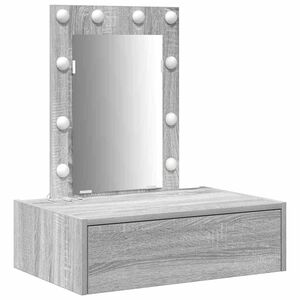 vidaXL Mesa Tocador Gris 60 x 40 x 70 cm Madera de ingenier&iacute;a