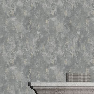 DUTCH WALLCOVERINGS Papel de pared pintado hormigón gris TP1008