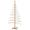 vidaXL &Aacute;rbol de Navidad de madera Marr&oacute;n 180 cm Bamb&uacute;