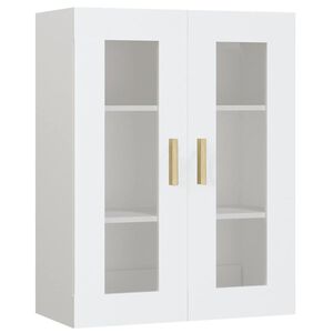 vidaXL Armario de pared colgante blanco 69,5x34x90 cm