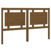 vidaXL Cabecero de cama madera maciza pino marr&oacute;n miel 155,5x4x100 cm