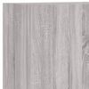 vidaXL Mueble TV de pared madera ingenier&iacute;a gris Sonoma 40,5x30x102 cm