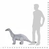 vidaXL Dinosaurio braquiosaurio de peluche de pie gris XXL