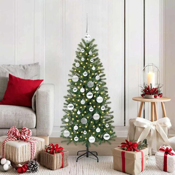 vidaXL &Aacute;rbol de Navidad artificial con 150 LED Verde 120 cm PE y PVC