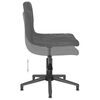 vidaXL Sillas de comedor giratorias 4 unidades terciopelo gris oscuro