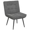 vidaXL Sill&oacute;n de relax terciopelo gris oscuro 64x74x84 cm