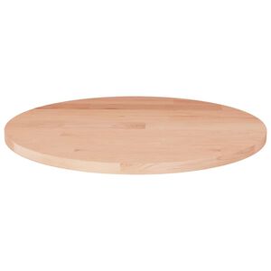 vidaXL Superficie de mesa redonda madera de roble sin tratar &Oslash;30x1,5cm