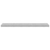 vidaXL Estante flotante de pared MDF gris hormig&oacute;n 120x23,5x3,8 cm