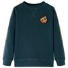 vidaXL Sudadera infantil verde musgo 116