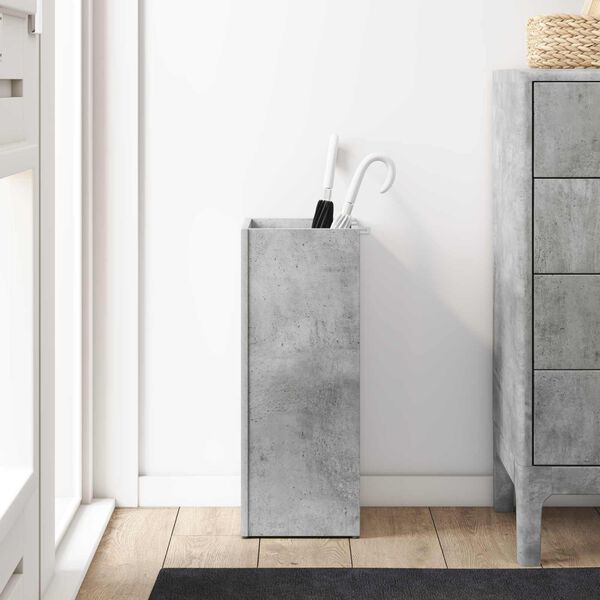 vidaXL Soporte de Sombrilla Gris Concreto 25 x 24,5 x 64 cm
