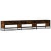vidaXL Mueble de TV madera de ingenier&iacute;a roble ahumado 270x40x46 cm