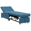 vidaXL Sof&aacute; cama Azul 194 x 67 x 82 cm Terciopelo