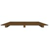 vidaXL Estructura de cama madera maciza pino marr&oacute;n miel 120x200 cm