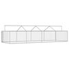 vidaXL Perrera de exterior con tejado 600x200x150 cm