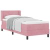vidaXL Cama tipo Box Spring con cabecera Rosa 200 x 80 cm Terciopelo