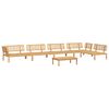 vidaXL Set de sof&aacute;s de palets de jard&iacute;n 6 pzas madera maciza de acacia