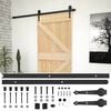 vidaXL Puerta Corredera 90 x 210 cm Madera de Pino Maciza