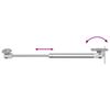 vidaXL Resorte de Gas Hidr&aacute;ulico 2 pcs Plateado 280 x 17 x 16 mm