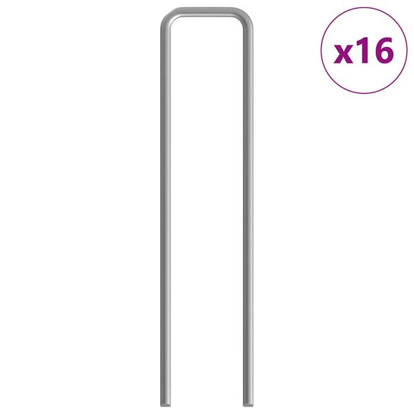 vidaXL Jaula para conejos Plateado 400 x 78 x 78 cm Acero Galvanizado