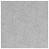 vidaXL Pelda&ntilde;o Cuadrado 2 pcs Plateado 40 x 40 cm Aluminio