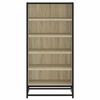 vidaXL Mueble zapatero madera contrachapada roble sonoma 48x38x97,5 cm