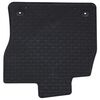 vidaXL Alfombrilla de Coche 4 pcs Negro VW para PASSAT B8 Goma