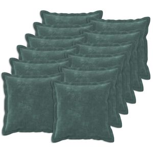 vidaXL Funda de almohada 12 uds. HOUTEN Azul mar 40 x 40 cm