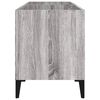 vidaXL Mueble discos madera contrachapada gris sonoma 74,5x38x48 cm