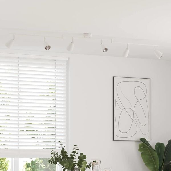 vidaXL Foco de techo con focos 25.5 x 8 x 16 cm Metal