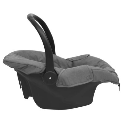 vidaXL Sillita de coche para bebés gris claro 42x65x57 cm