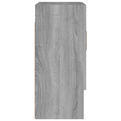 vidaXL Armario de pared madera contrachapada gris Sonoma 60x31x70 cm