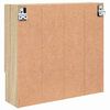 vidaXL Armario de espejo con puerta Roble Sonoma 59 x 17 x 55 cm