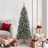 vidaXL &Aacute;rbol de Navidad artificial Verde 150 cm PVC, Pl&aacute;stico y Acero