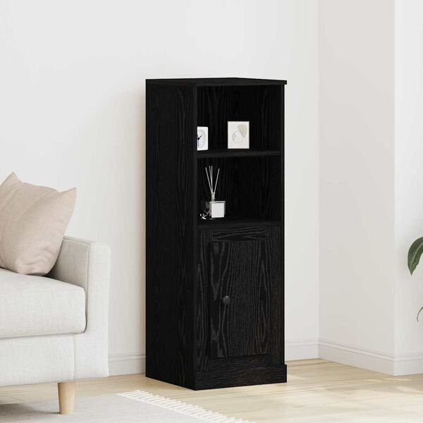 vidaXL Buffet Roble Negro 36 x 35.5 x 103.5 cm Madera contrachapada