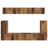 vidaXL Conjunto de mueble de TV Montaje en la pared 5 pcs Madera vieja