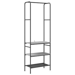 vidaXL Perchero para ropa Gris sonoma 60 x 30 x 171 cm