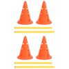 vidaXL Juego de obst&aacute;culos para perros naranja y amarillo