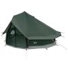 vidaXL Carpa Tipi Verde militar 700 x 700 x 395 cm Poli&eacute;ster y Acero