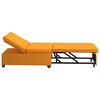 vidaXL Sof&aacute; cama desplegable Amarillo oscuro 194 x 50 x 82 cm tela