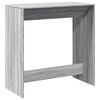 vidaXL Mesa alta de bar madera ingenier&iacute;a gris Sonoma 102x50x103,5 cm