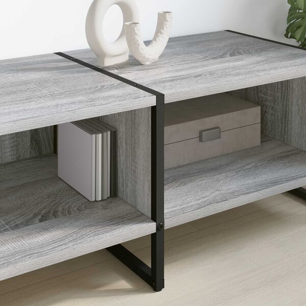 vidaXL Gabinete de TV Gris Sonoma 170.5 x 36 x 30.5 cm