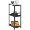 vidaXL Almacenamiento de cocina Negro 60 x 50 x 92 cm Acero