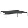 vidaXL Estructura de cama de metal negro 180x200 cm