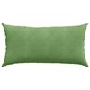 vidaXL Cojines de sof&aacute; 2 pcs Verde claro 80 x 40 cm Tela de pana