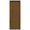 vidaXL Armario de pared 2 uds madera de pino marrón miel 30x30x80 cm