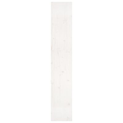 vidaXL Estantería/divisor de espacios madera pino blanco 80x30x167,4cm