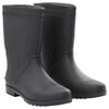 vidaXL Botas de agua negro n&uacute;mero 46 PVC